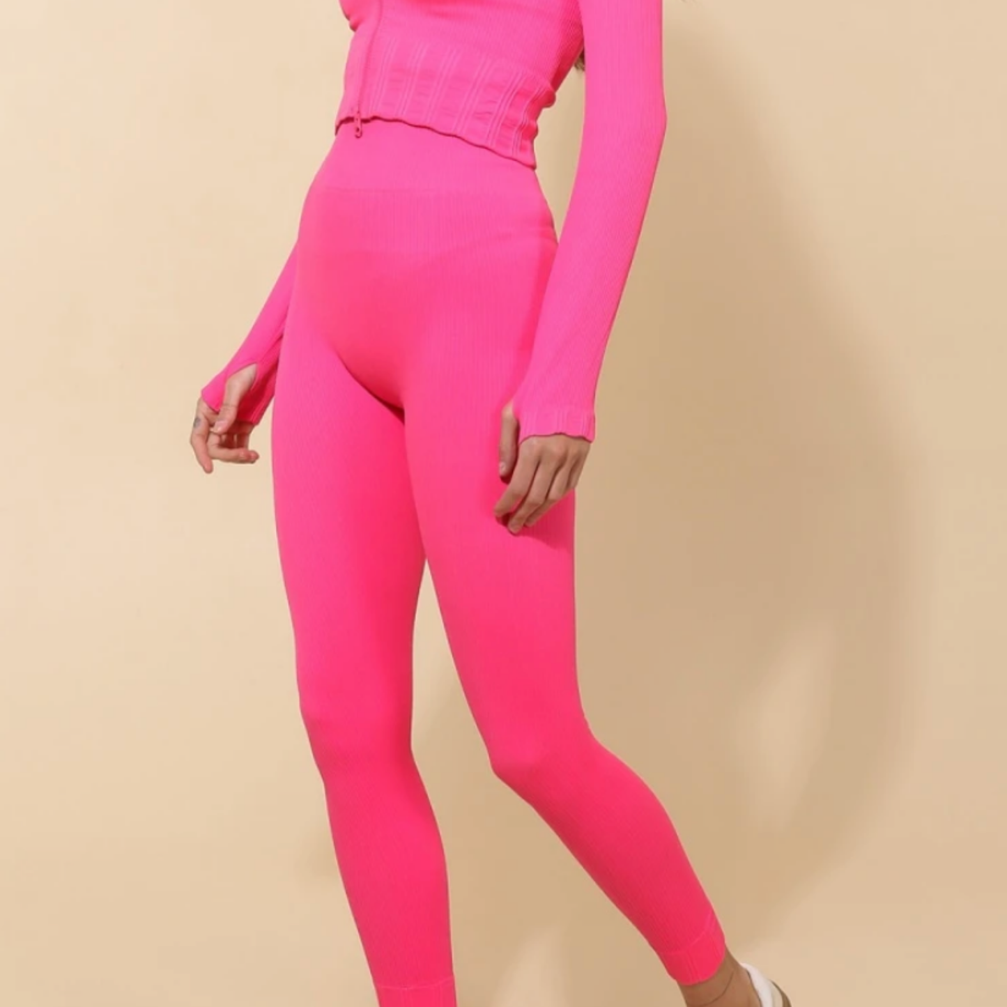 The Sol Set — 3-Piece Activewear Set - Fuscia Pink
