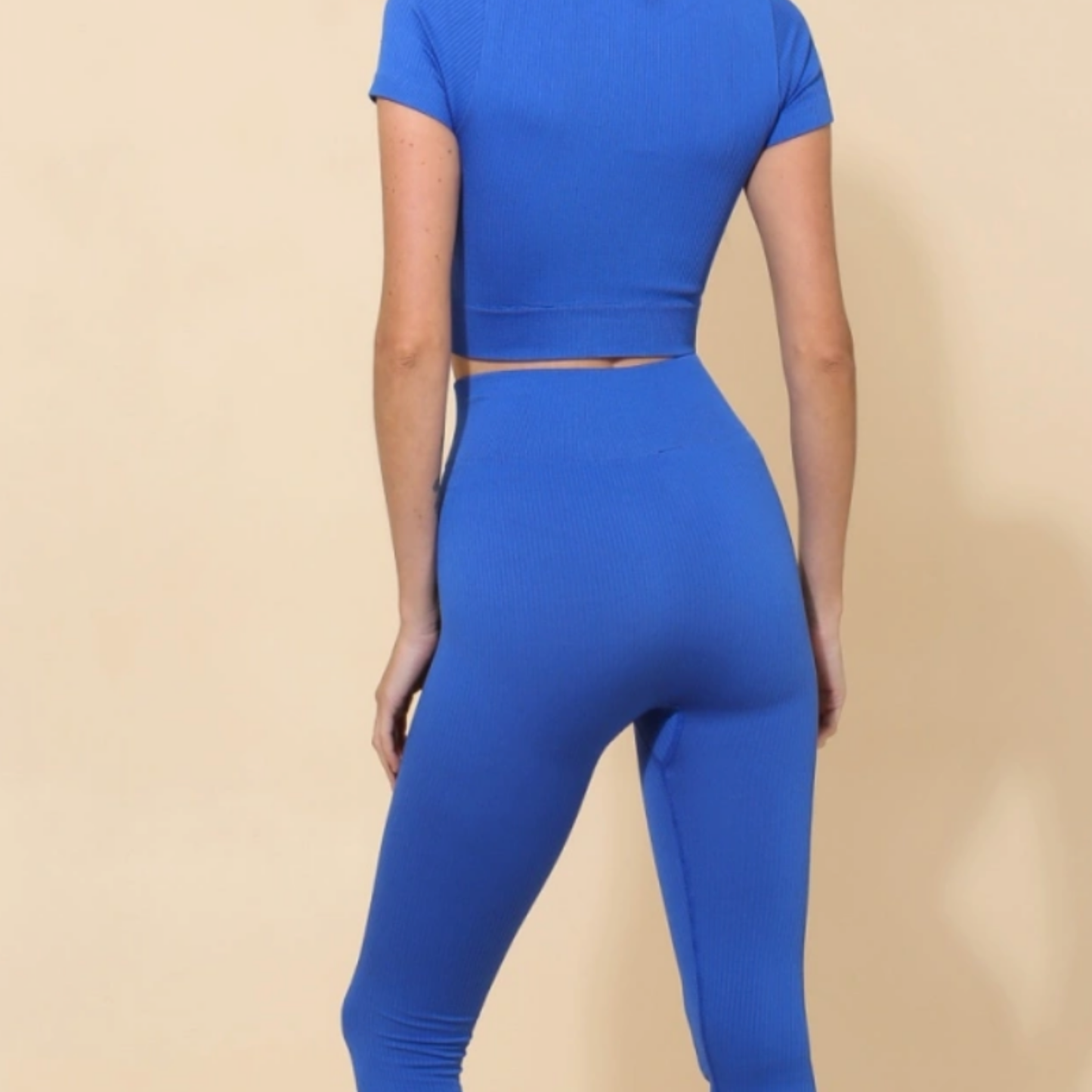 The Pulse Pair — 2-Piece Activewear Set - Royal Blue