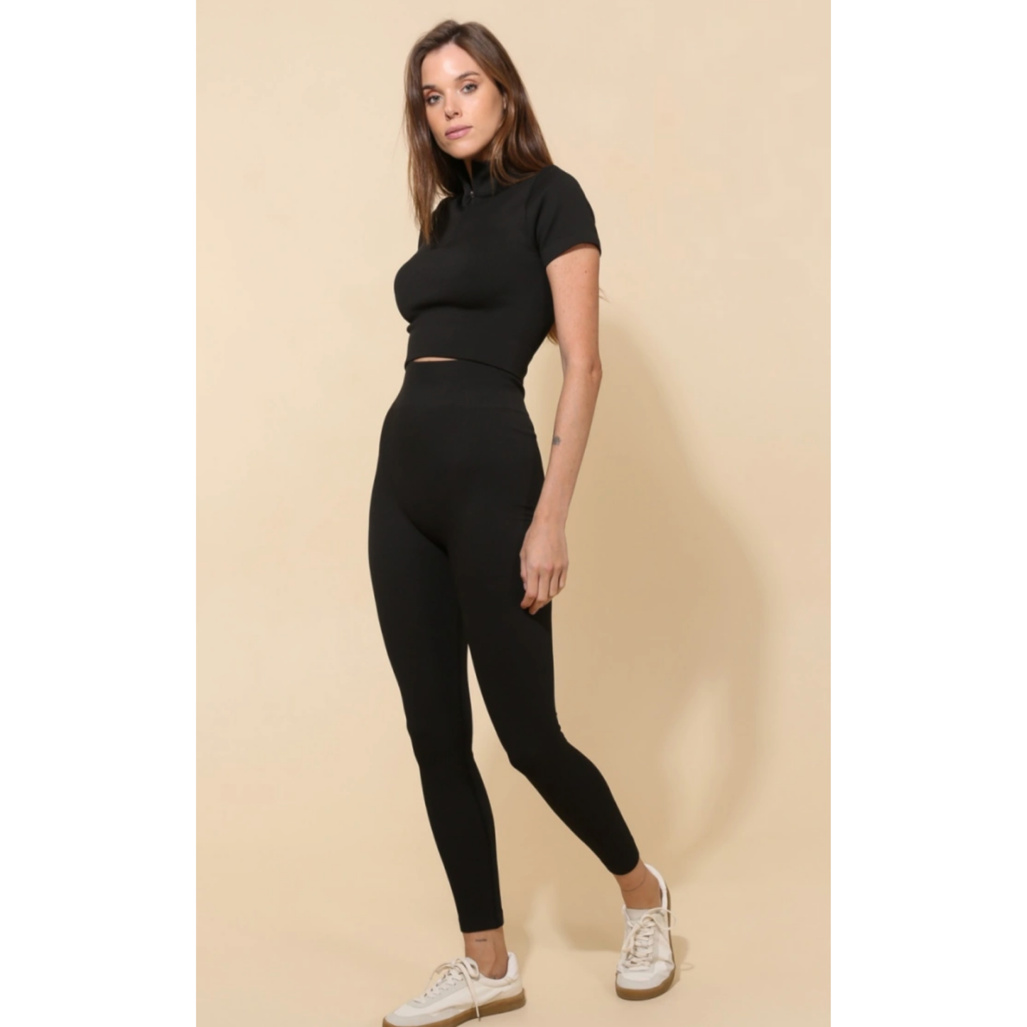 The Pulse Pair — 2-Piece Activewear Set - Black